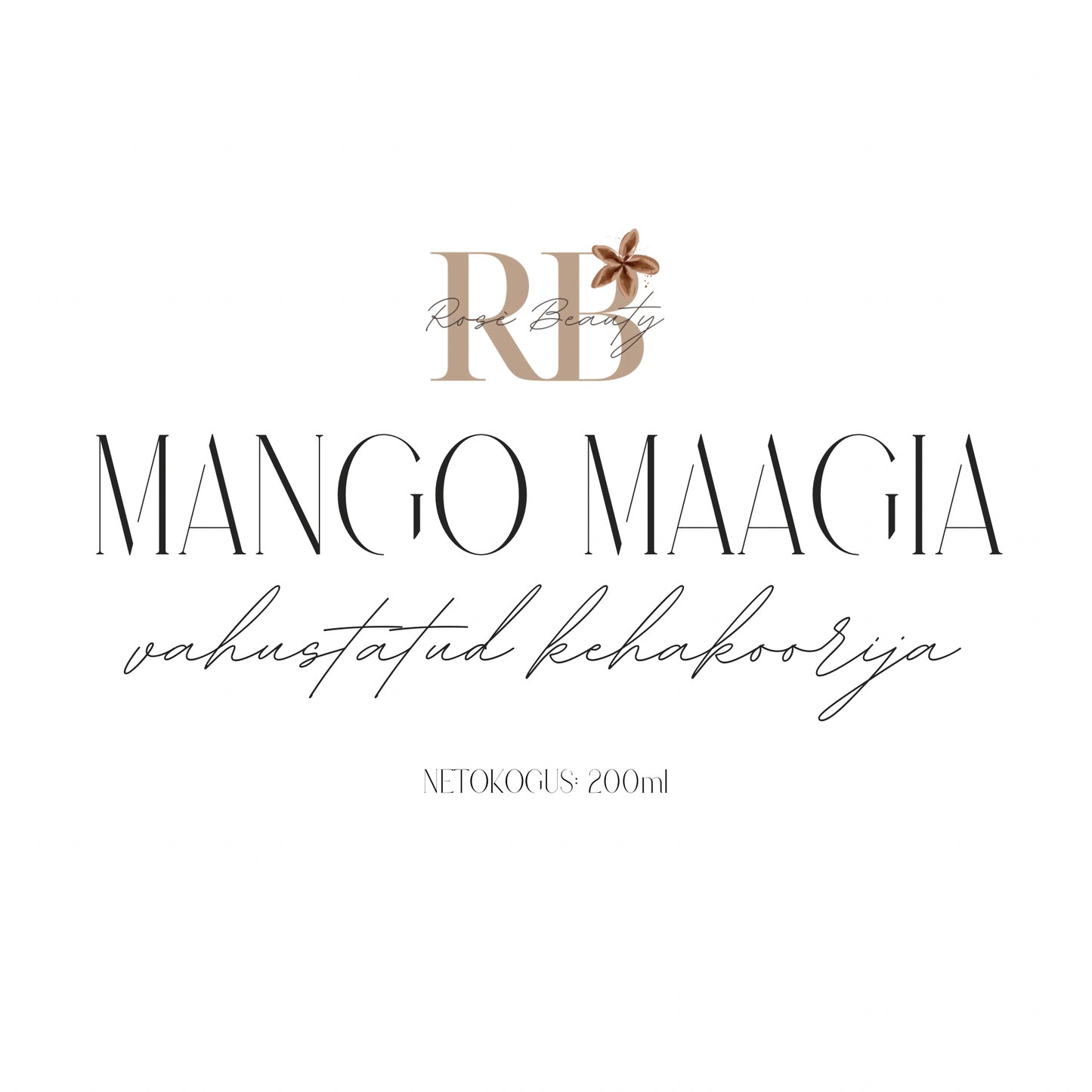 Vahustatud kehakoorija "Mango Maagia"