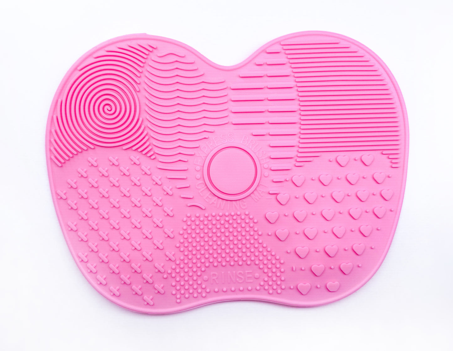 Makeup brush cleaning mat