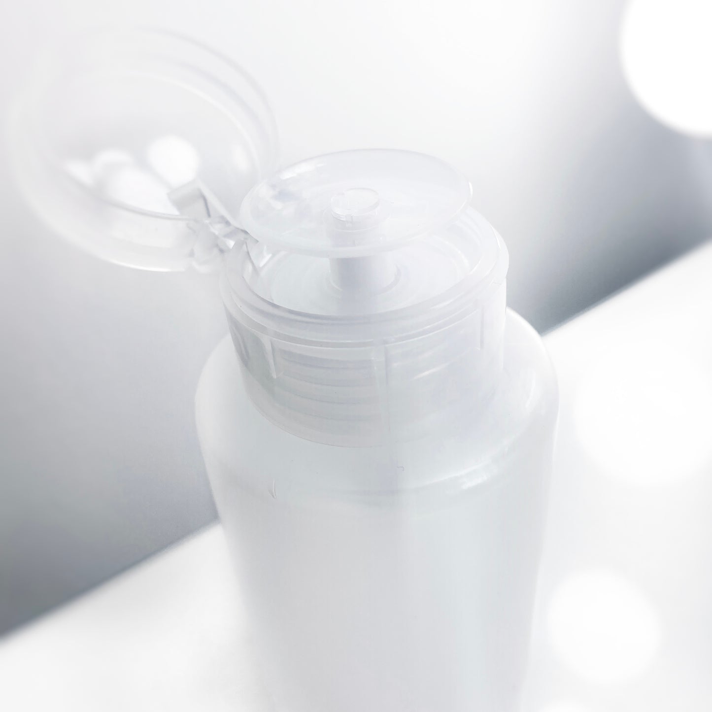 A bottle with a pump