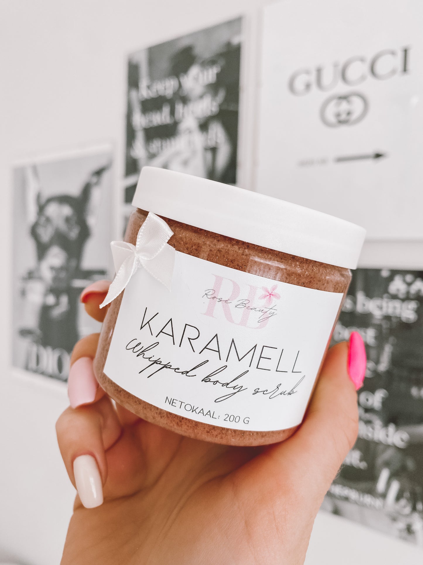 Whipped body scrub "Caramel"