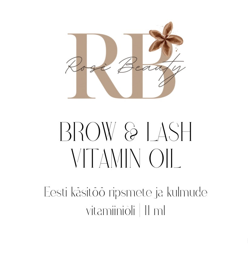 Brow & Lash vitamin oil
