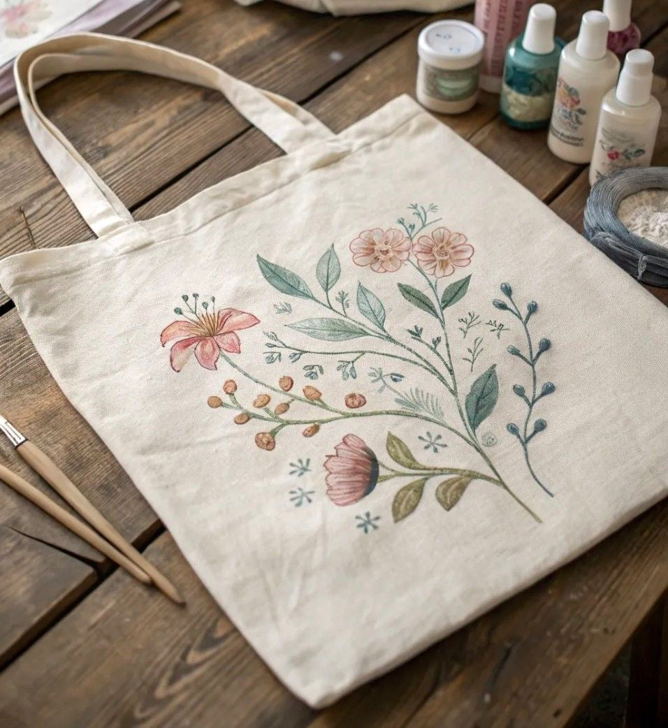 Totebag-i maalimise töötuba