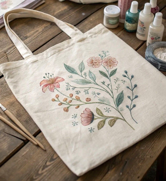 Totebag-i maalimise töötuba