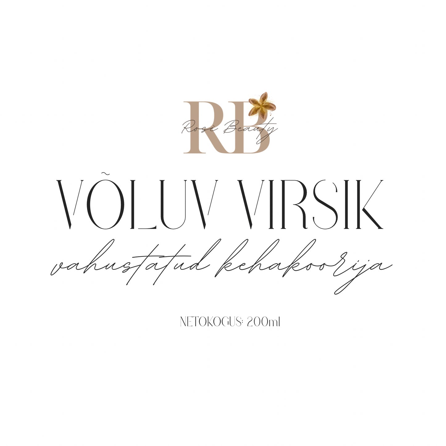 Kehakoorija "Võluv Virsik"