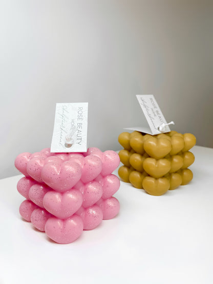 Skulptuurküünal "Südame kuubik"